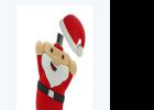 Santa Claus Custom Plastic Usb Flash Drive Custom , 128 Gig Gift Usb Drives