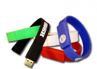 Customizable Slap Wristband Pen Drive 16gb USB Memory Stick For Gift