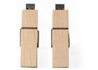 Storage 32G Bamboo USB Flash Drive Memory Stick Clothespin Shaped