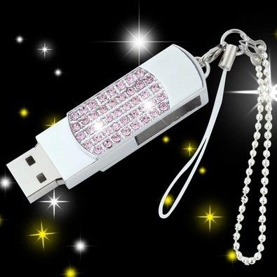 Diamond Lover Encrypted Secure Usb Flash Drive Necklace Jewelry Custom